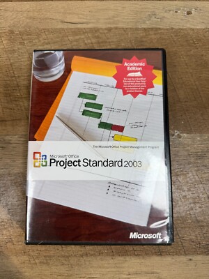 Microsoft Office Project Standard 2003 - Full Version With Product Key + Booklet