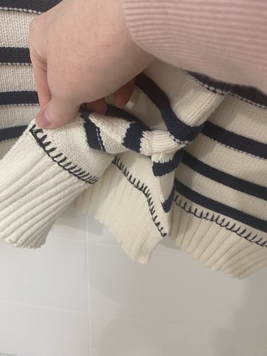 Aje brand Women’s Stripe Logo Jumper Size L (AU 12-14) - Picture 4 of 8