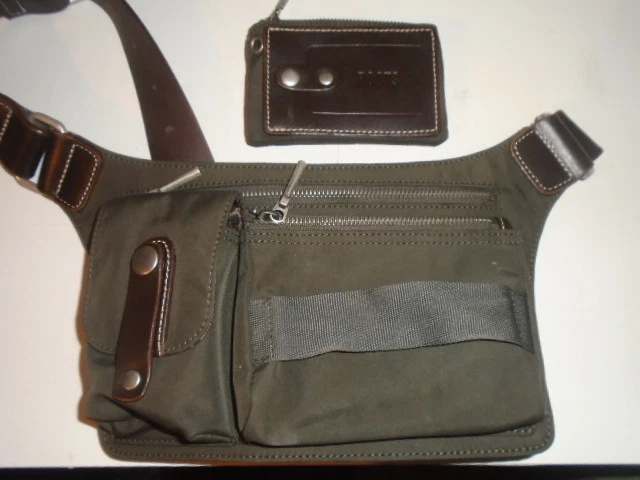 Roots leather deals fanny pack