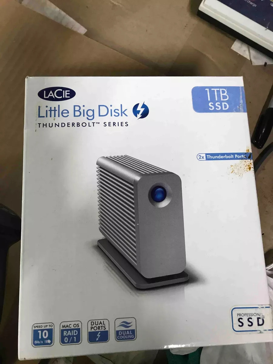 Thunderbolt external hotsell hard drive ssd