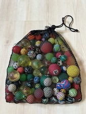81 Assorted Super Bouncing Balls Various Sizes.  Preowned