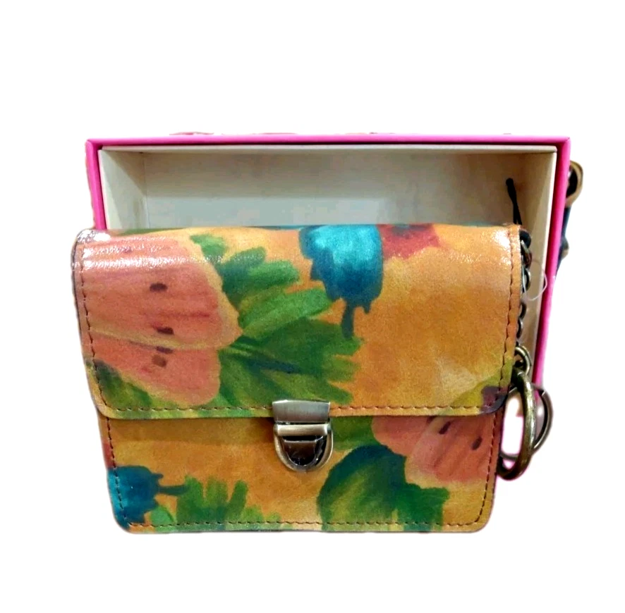 Patricia Nash Mini Lanza Clutch Bag Watercolor Butterfly Print NEW in GIFT BOX - Image 3 of 4