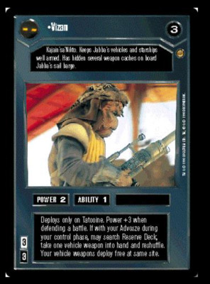 Star Wars CCG Jabba's Palace Dark Side Rares | DS Singles | SWCCG