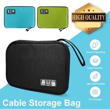 USB Flash Drives Cable Organizer Bag Electronic Digital Storage Case And AUS