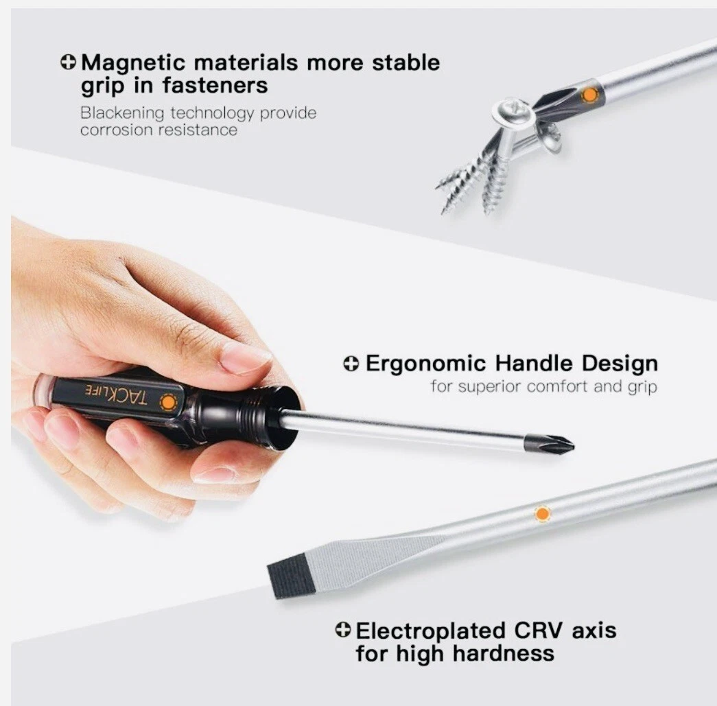 Tacklife screwdriver sales set