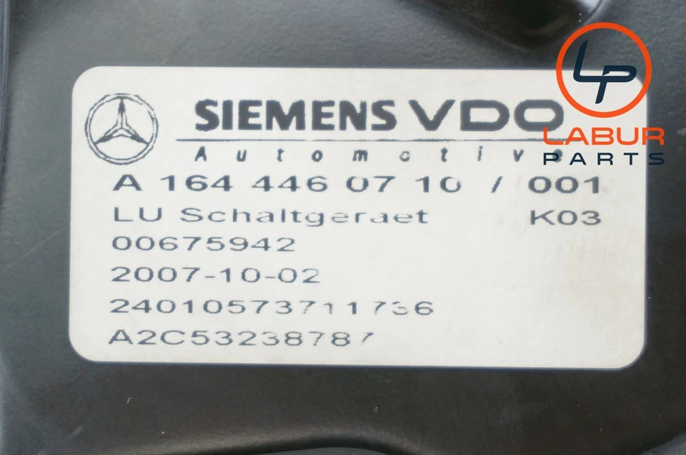 Módulo de control de transmisión W164 06-17 Mercedes ML C CL E GL ML R S SLK A285 Foto 4 de 4