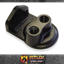 AEROFLOW BILLET OIL FILTER REMOTE MOUNT HEAD TOP ENTRY HOSE - AF64-2075