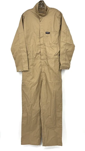 MCR Safety CCMT Flame Resistant Clothing CAT 2 Cotton Coveralls Sz L Summit FR - product listing photo