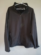 Minus Zero Black Mens Full Zip Jacket Size La...