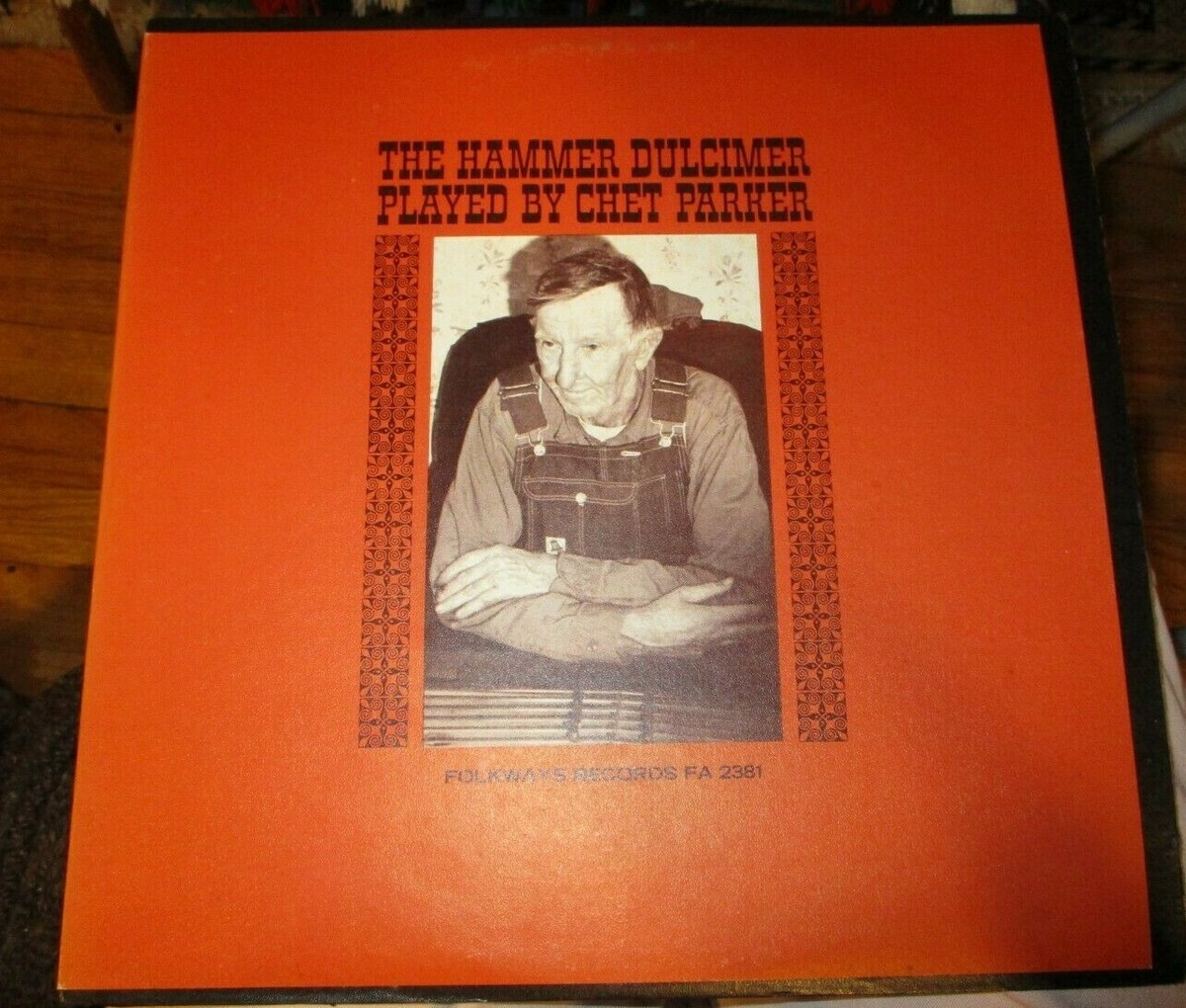 1966 The Hammer Dulcimer Played By CHET PARKER LP Folkways