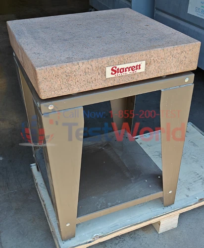 Starrett G-80652 / Crysta Pink Granite Surface Plate / Table 24x24x4 : G-82226