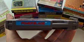 Power Blade, NES - CIB - Completo, buone condizioni, inserti, scatola croccante, plastica