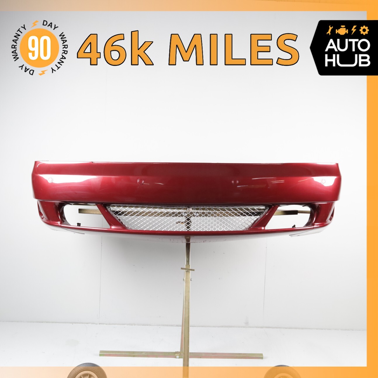 05-07 Maserati M138 GranSport Spyder GT Rear Bumper Cover Assembly Red OEM 46k