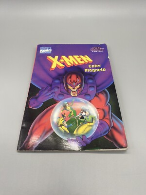 X-MEN ENTER MAGNETO ''STEP INTO READING'' CHILDREN'S BOOK - VINTAGE MARVEL COMICS