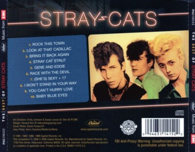 The Best of Stray Cats [2005 Capitol] by Stray Cats (CD, Aug