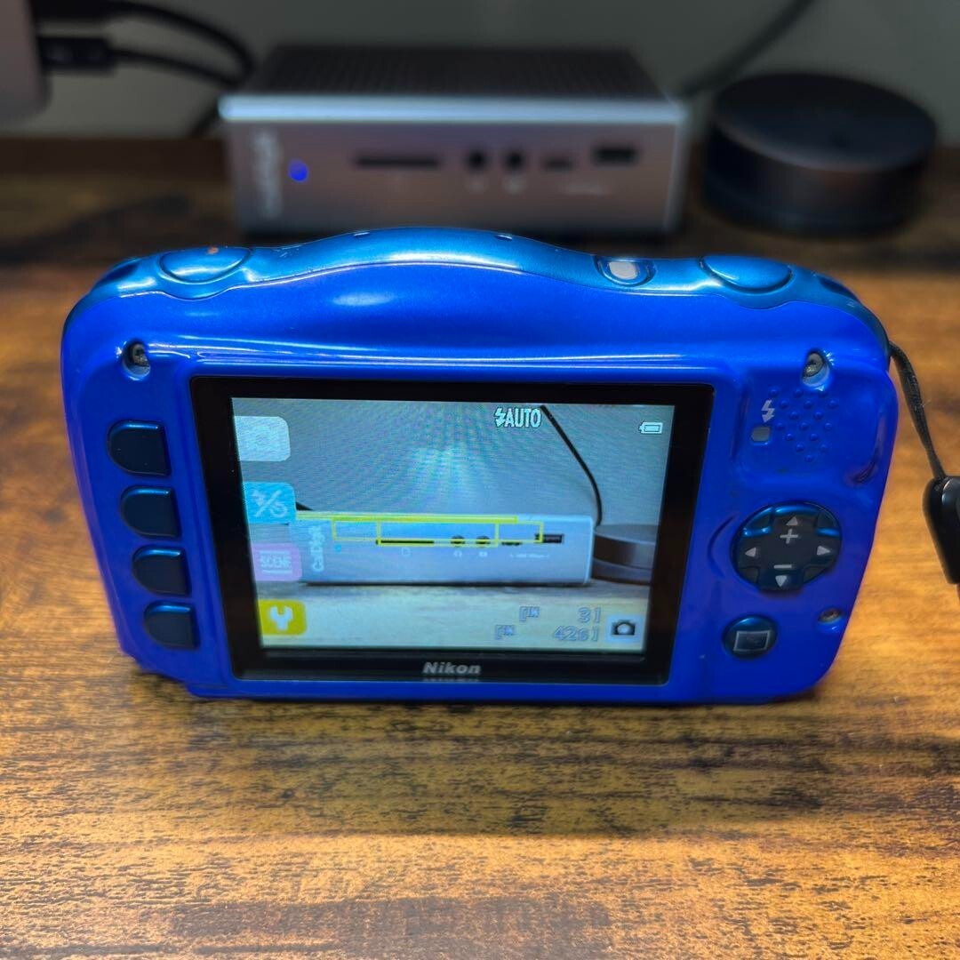 Near Mint ] NIKON COOLPIX W150 (Blue) 13.1 MP Waterproof Digital