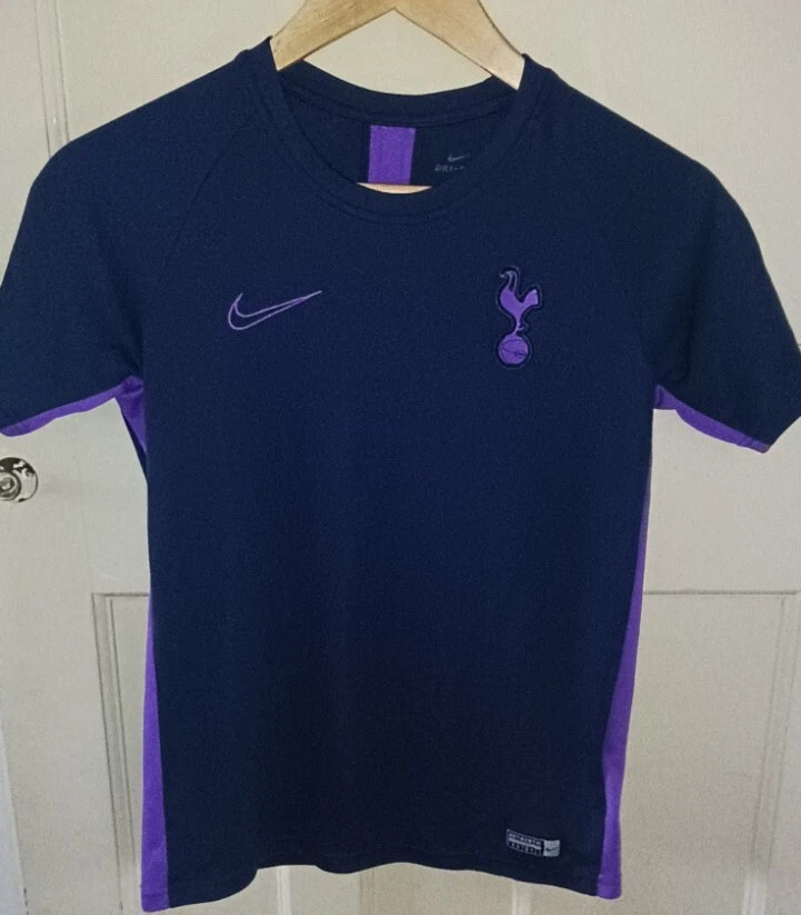 Tottenham Hotspur Girls Training T Shirt Purple Dri Fit Pre Owned