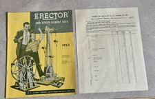 1953 Erector And Other Gilbert Toys Catalog Toy Price List Chems Tools More