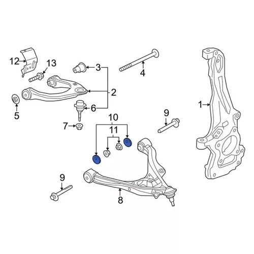 Genuine  Lower Control Arm Adjust Bolt   ***SOLD INDIVIDUALLY*** W720555-S439