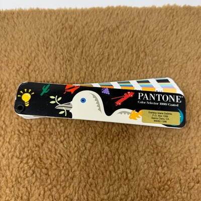 VTG 1991 PANTONE Professional Color Selector Fan Deck Guide Book 1000
