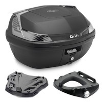Givi Bauletto B47NT 47L Schwarz Mit Piastra FüR Suzuki DL 650 V-Strom 2020-2022