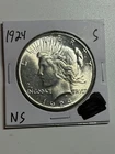 1924-S Peace Silver Dollar UNC Nice Luster Tough Date