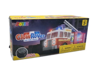 Joyin GlowRove LED Red Fire Truck Toy for Toddlers