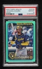 2024 Topps Update Debut Aqua Jackson Chourio #US155 PSA 10 GEM MT Rookie RC