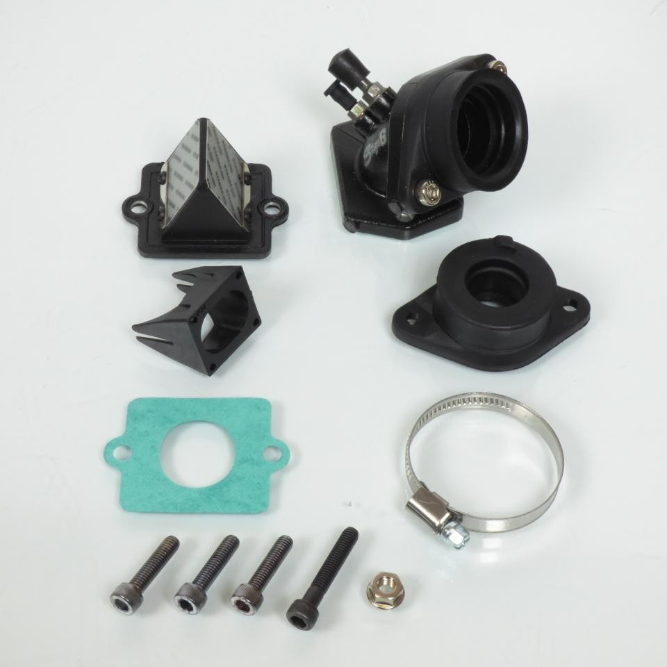 Clapet d admission Stage 6 pour scooter Piaggio Zip 50 2T LC 2006-2013 en carbone