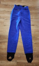 Vtg 80s NILS Schoeller USA MADE Ski Pants Stirrup SkiFans Women S/M Jacquard