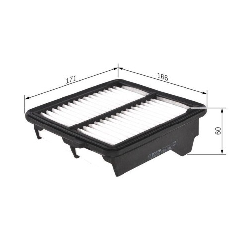 Luftfilter Bosch F026400223 FüR Honda-image
