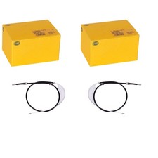 2x HELLA HANDBREMSSEILE passend für AUDI A1 SEAT IBIZA SKODA FABIA VW POLO