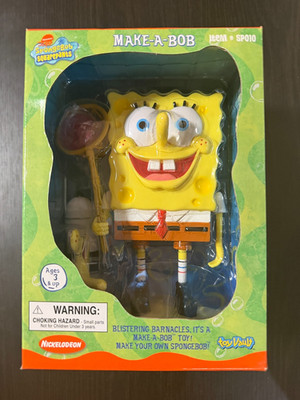 Nickelodeon Toy Vault SpongeBob SquarePants  Make-A-Bob  Collectible Figure  NIB