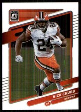 Nick Chubb 2021 Donruss Optic #141 Browns NFL READ FREE SHIPPING AutographDen