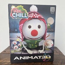 New Mr Chill Animated 3D Singing Talking Winter Snowman Christmas Jokes Carols