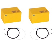 2x HELLA HANDBREMSSEILE passend für PEUGEOT 207 207/207+ 208