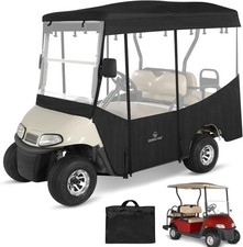 Golf Cart Enclosures 4 Passenger 80  Extended Roof Ezgo RXV 600D Rain Cover