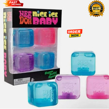Needoh Nice Ice Baby 4 Pack Mini Cubes Squish...