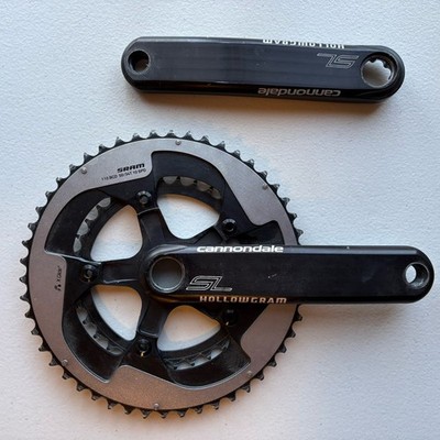 Cannondale Hollowgram SISL Crankset 170mm Red 10 Speed 50 X 34 Rings