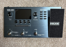 NUX MG-30 Multi-Effects Processor w NMP-2 Foo...