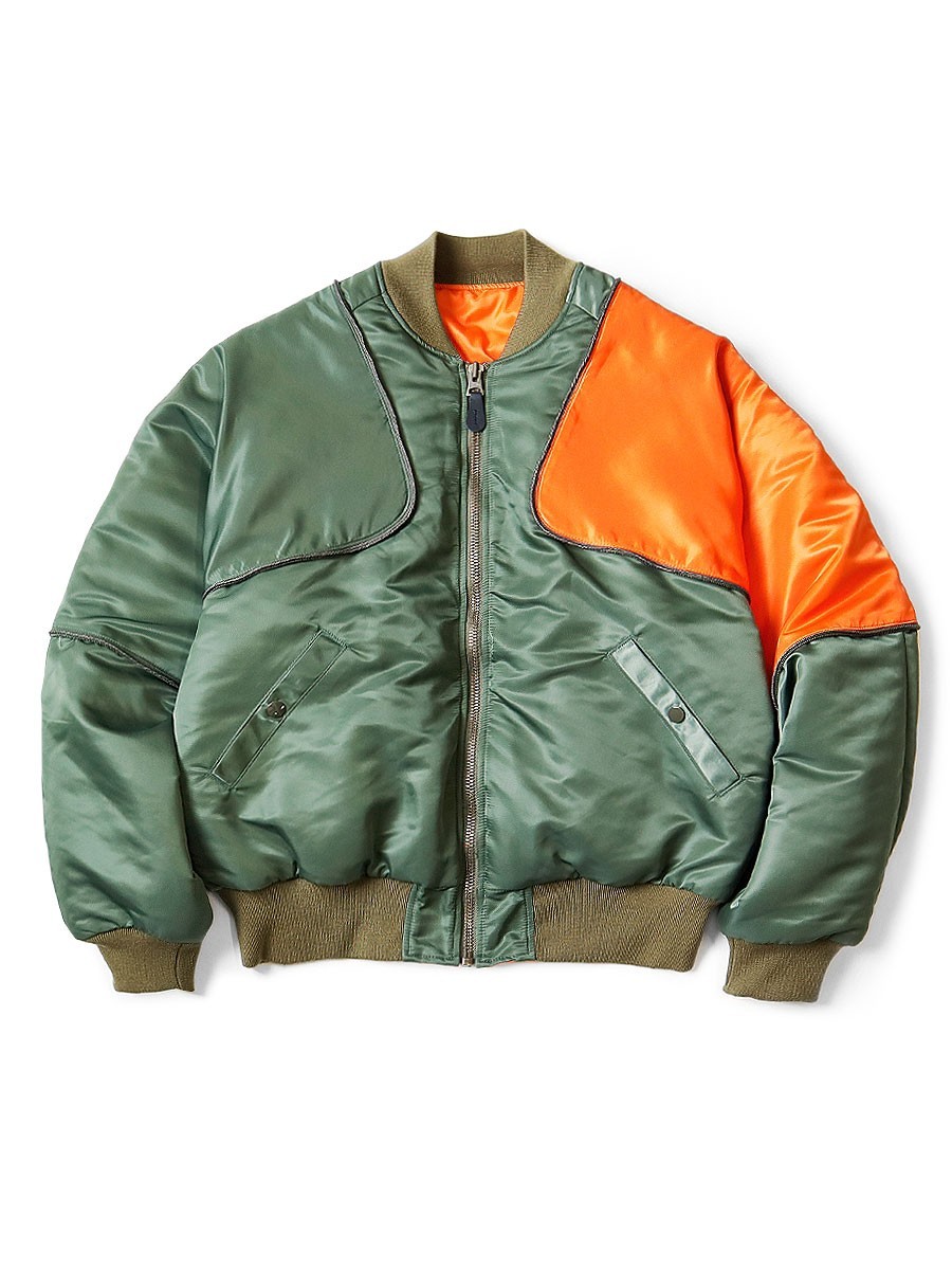 KAPITAL MA-1ナイロン シャムボマーJKT Lサイズ 完売品 Kapital MA-1 Nylon Sham Bomber Jacket at Stand Up Comedy