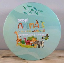 New Boppi 150 pcs "Animals Around The World" Jigsaw Kids Puzzle by Laura Watson