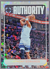 2024-25 Panini Photogenic Anthony Edwards With Authority Diamond /75 #7