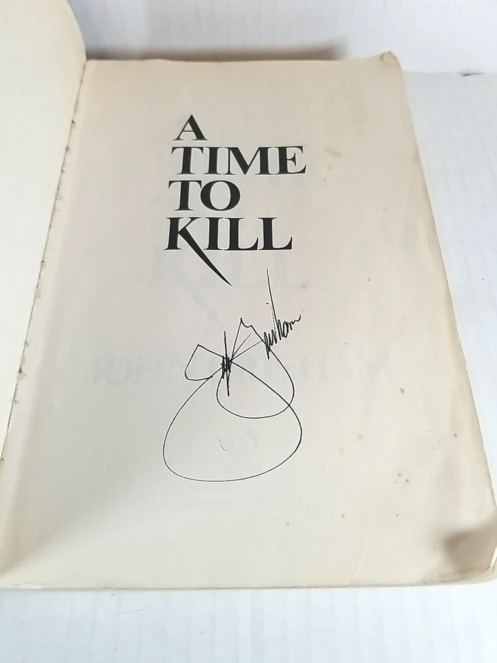John Grisham A Time to Kill SIGNED 1ST EDITION Trade Paperback RARE - Image 2 of 4