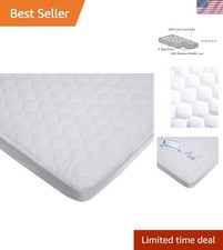 Waterproof Fitted Cradle/Bassinet Mattress Protector 33" x 15" - 100 Cotton ...