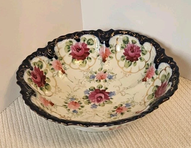 Porcelain & Pottery Blue Vintage Original Japanese Antiques for