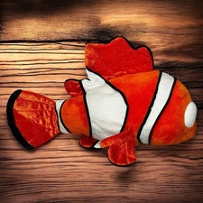 Finding Nemo Plush 18" Large Size Stuffed Animal Disney Store Clown Fish Stuffy