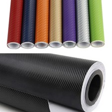 New 50cm Wide 3d Carbon Fiber Vinyl Film 3m Car Stickers Waterproof Auto Vehicle