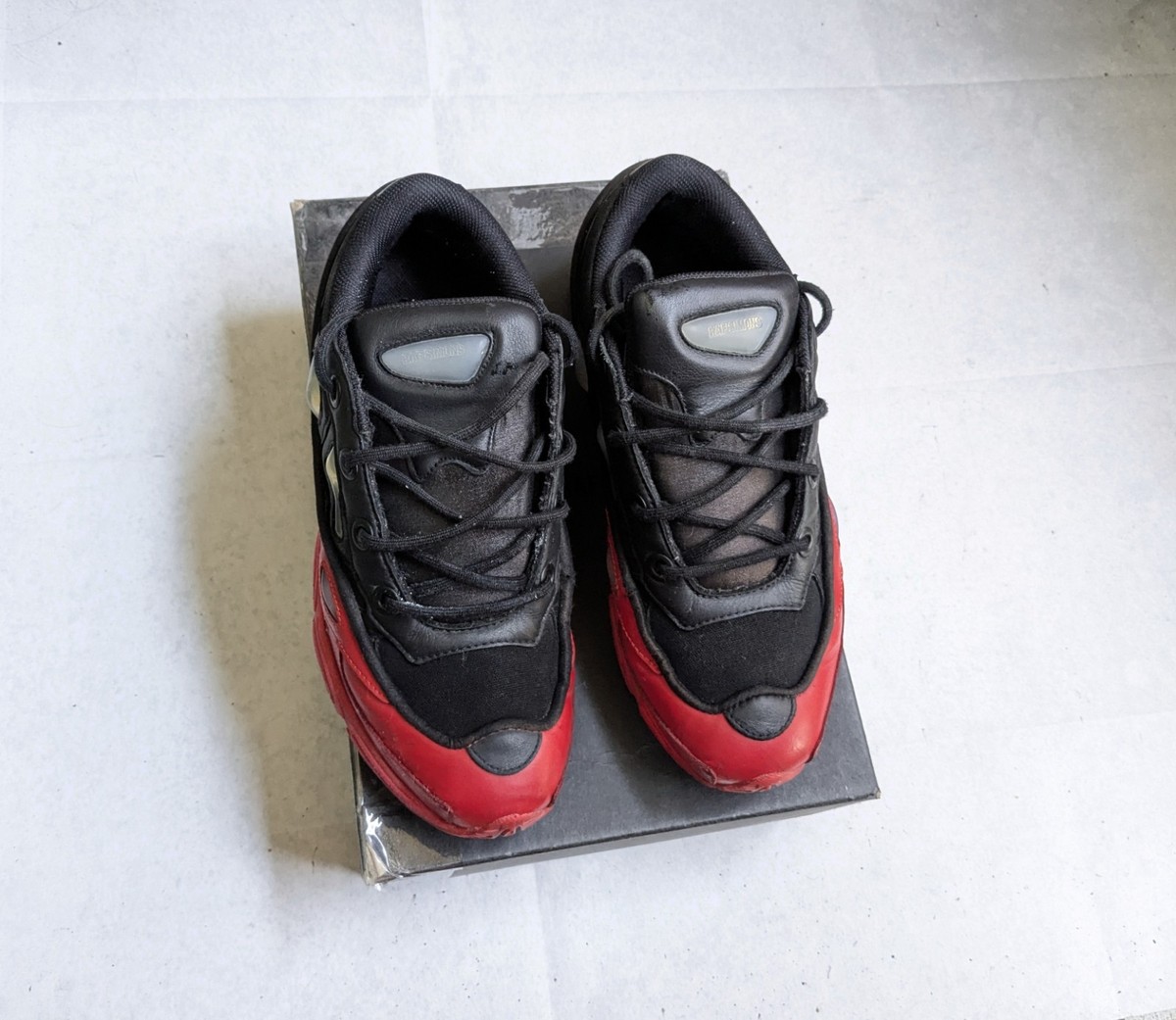 Adidas Raf Simons Ozweego 3 Black Scarlet Red Men 9.5 DA8775 | eBay