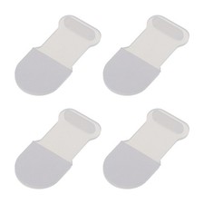 4pcs Anti-Lost Anti Dust Plug, USB Type C Port Dust Covers Caps for Phone, Clear